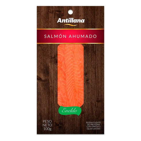 salmon ahumado antillana 100g eneldo